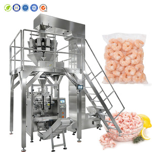 Macchina Automatica per Confezionamento e Pesatura Sottovuoto <span class=keywords><strong>di</strong></span> Prodotti Ittici Congelati <span class=keywords><strong>di</strong></span> Grado Alimentare per Pesce, Gamberi, Anelli <span class=keywords><strong>di</strong></span> Calamari, Seppie, Polpi - Product Image 1