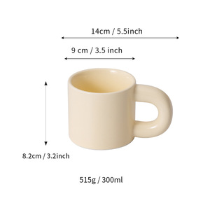 Mug à café en céramique personnalisé avec impression sérigraphique motif panda, cadeau pour la maison, qualité supérieure - Product Image 5