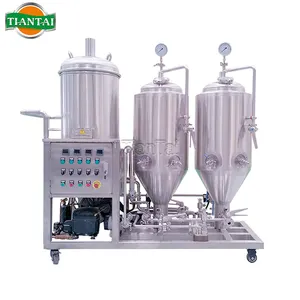 Homebrewing उपकरण 100L नैनो-आकार शराब की भठ्ठी उपकरण बीयर नुस्खा परीक्षण पूरे प्रणाली बिजली भाप गैस हीटिंग के लिए बिक्री