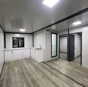 Casa Contenedor de Oficina de Alta Calidad, Villa Modular Desmontable de Acero de 40 Pies x 20 Pies - Product Image 1