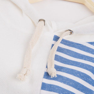 เสื้อยืด2017มีฮู้ดเปิดไหล่สำหรับเด็กทรงหลวมเสื้อมีฮู้ดยาวพิเศษสินค้าใหม่ - Product Image 4