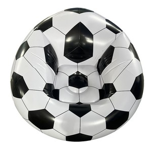 Canapé de basketball gonflable orange en PVC, chaise de loisirs d'extérieur pliable, siège individuel - Product Image 3