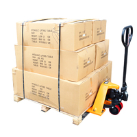 3000kg capacité de charge manuel main hydraulique pousser transpalette Jack chariot PU roues 550*1150mm
