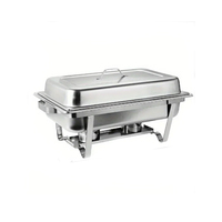 Chauffe-plat pliable de qualité supérieure en acier inoxydable commercial, 9L, avec chauffage au gaz et logo personnalisé