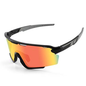 Manufacturer Flat Top PC Polarized Cycling Glasses UV400 Oversized <b>Men</b> Pickleball Baseball Sports Sunglasses Full Rim Mirror - Product Image 1