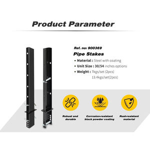 Piquet de tuyau à canal C réglable de 30 pouces et 54 pouces pour remorque à plat - Product Image 4