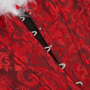 Corset de Noël sexy pour femmes, <span class=keywords><strong>bustier</strong></span> à lacets, <span class=keywords><strong>bustier</strong></span> désossé, lingerie, coupe de plumes, gilet de body, club, fête, discothèque - Product Image 4