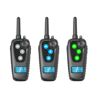 Wasserdichtes IPX7 Silikon-Gerät mit Ton, Vibration und statischer Elektrizität für das Training mittelgroßer/großer Hunde, über 20 Stunden Akkulaufzeit