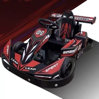Karting électrique professionnel pour adolescents, grand karting commercial à transmission par arbre, fabriqué en métal et plastique durables