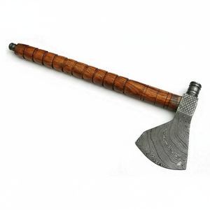 Hache de haute qualité en acier Damas, tête de hache multifonctionnelle pour le camping et la chasse, manche en bois de frêne, prix d'usine, très populaire - Product Image 1