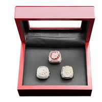 Juego de Anillos de Campeones de Hockey de los Chicago Blackhawks 2010, 2013 y 2015, Joyería Plateada de Moda Hecha de Aleación de Zinc para Fiestas y Regalos
