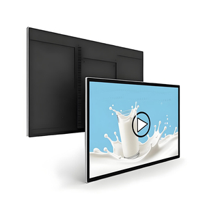จอแสดงผล LCD ติดผนังในอาคาร ป้ายดิจิทัล ป้ายโฆษณาอิเล็กทรอนิกส์ พร้อมมาตรฐาน CE FCC ROHS - Product Image 1