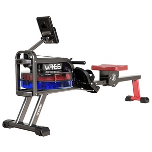 Snode WR66 Iron Magnetic <strong>Water</strong> <strong>Rowing</strong> <strong>Machine</strong> Home Use-Quiet Rower LCD Display Adjustable Resistance Unisex Fitness 14L <strong>Water</strong> - Product Image 1