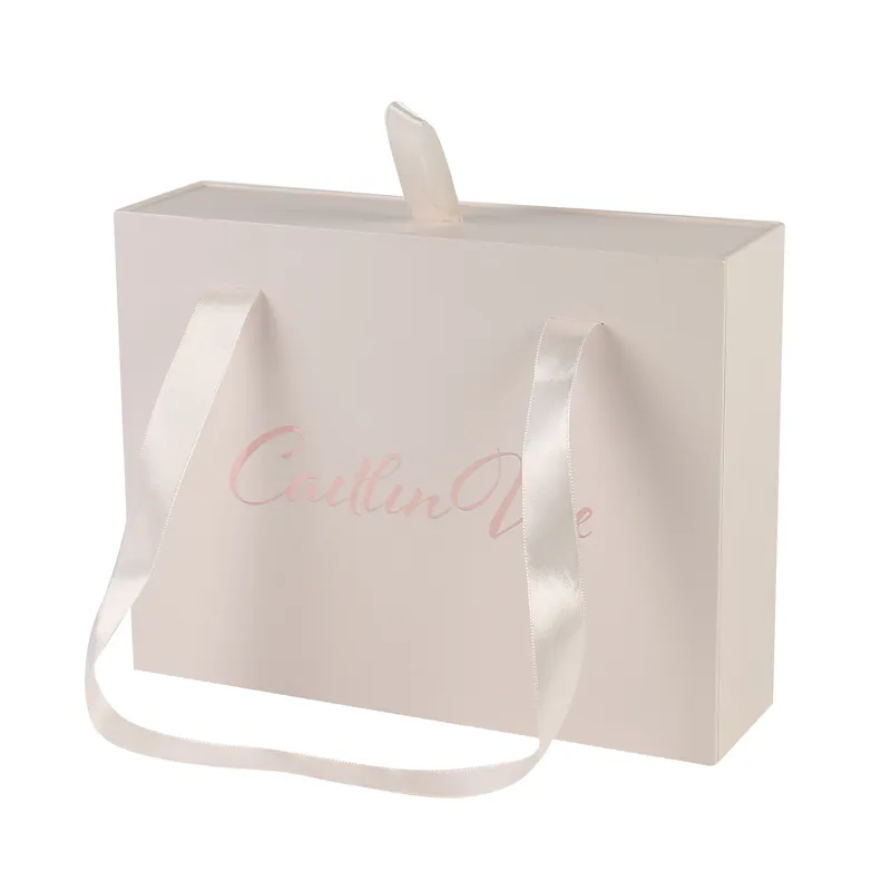 Düğün hediyesi bez kutusu konfeksiyon ambalaj elbise paketleri ambalaj kutuları tasarım beyaz çanta