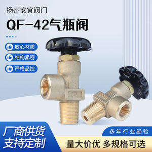 Vanne cylindrique QF-42 4 mm pour oxygène/azote 20 MPa Air PZ27.8 Vanne d'angle filetée Tête de cylindre pour vanne d'air oxygène/azote - Product Image 2