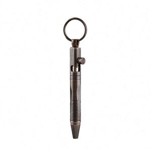 Old Antique Brass Sports Euro Outdoor Promotional <b>Personalized</b> Stress Release Metal Pocket Mini Bolt Action Pen <b>Keychain</b> 0.5mm - Product Image 6