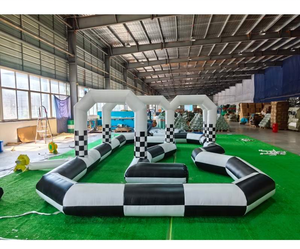 Pista de Carreras de Karts Inflable a Precio de Fábrica, Pista/Arena de Carreras de Karts Inflable de Tamaño Personalizado para Adultos y Niños - Product Image 2
