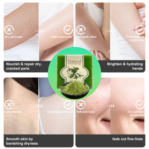 Oem Odm 100G <span class=keywords><strong>Handmade</strong></span> Nhà Vệ Sinh Xà Phòng Matcha Tinh Dầu Thanh Xà Phòng Cho Khuôn Mặt Hoặc Cơ Thể - Product Image 2