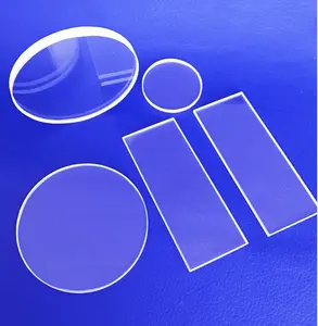 JGS1 плавленые Silcia оптические полированные листы кварцевые стеклянные диски скользящие окна