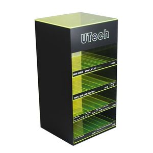tobacco store desktop POSM merchandise retail display cabinet stand e juice display box stand showcase cigarette POS displays