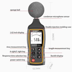 SNDWAY SW-523 Sound Level Meter 30 to 130 DB <b>Detector</b> Digital Professional Decibelimeter <b>Noise</b> Decibel SW-524 - Product Image 3