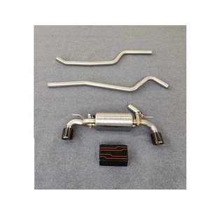 Tubo de escape de <span class=keywords><strong>precio</strong></span> de fábrica para <span class=keywords><strong>Bmw</strong></span> 1 Series E87 F20 F21 116i 118i 120i 125i calidad Ss304 silenciador con válvula Catback sistema de escape - Product Image 1