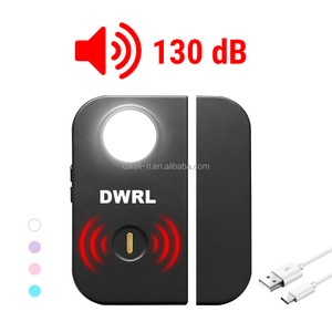 Alarma de Seguridad para Puerta <span class=keywords><strong>OEM</strong></span>/ODM, 130dB, con Linterna LED, Alta Sensibilidad, Certificación CE, Recargable, para Hogar y Dormitorio - Product Image 4