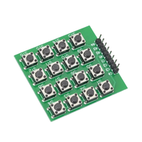 Módulo de Teclado Táctil de Matriz 4x4 de 16 Teclas con Microinterruptor para Arduino