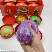Jouets Squishy de Noël en Gros : Boules Sensorielles Douces en Pectine Scintillante, Cadeaux de Noël Mystères