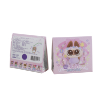 Boîte mystère de pinces à cheveux miniatures en peluche lapin, faites à la main, écologiques, pour Noël et Halloween