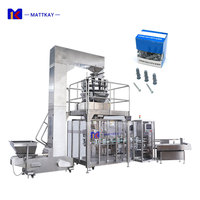 Machine d'emballage multifonctionnelle verticale pour le comptage de connecteurs électroniques en plastique avec vision