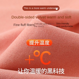 Set di biancheria intima termica da <span class=keywords><strong>donna</strong></span> in velluto tedesco, lucchetto caldo veloce resistente al freddo per la fabbrica invernale diretta - Product Image 2