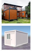 Kit de cabine préfabriquée moderne en conteneur, structure en acier galvanisé, maison pour mini-maison mobile, supermarché, bureau, bâtiment, chambre