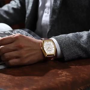 Reloj Analógico de Lujo con Movimiento Mecánico Japonés, Correa de Cuero Genuino/Silicona, Estilo Casual de Negocios, Unisex - Product Image 3