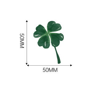 Lucky Green Shamrock Temporäre Tattoos für St Patricks Day Party Gefälligkeiten und festliche Feier Zubehör für Kinder Erwachsene - Product Image 4
