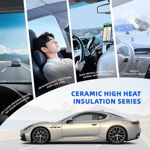 <span class=keywords><strong>Film</strong></span> automobile en céramique nano PET <span class=keywords><strong>de</strong></span> qualité supérieure, vente en gros d'usine, protection UV à 99 %, sans interférence <span class=keywords><strong>de</strong></span> signal, teinte <span class=keywords><strong>pour</strong></span> vitres <span class=keywords><strong>de</strong></span> voiture - Product Image 4