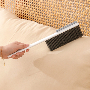 Plastic Eco-Friendly <b>White</b> <b>Double</b>-sided Multi-functional <b>Bed</b> & Dust Cleaning Brush with Soft Hair Household Use Sanga CD004 - Product Image 3