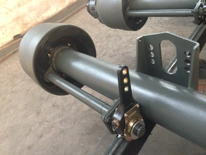 Essieu de remorque surbaissé US Multi-Essieu <span class=keywords><strong>Tandem</strong></span> Bon dégagement Distribution de charge uniforme - Product Image 4