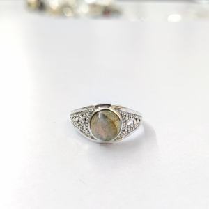 แหวนลาบราดอไรต์ เงินแท้ 925 แหวนพลอยลาบราดอไรต์ งานแฮนด์เมด คอลเลคชั่นแหวนสวย เครื่องประดับเงิน ราคาขายส่ง - Product Image 6