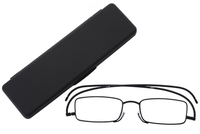 Lunettes de lecture bon marché pour femmes et hommes 2025, lunettes à monture métallique, lunettes de lecture pliables sans monture avec étui
