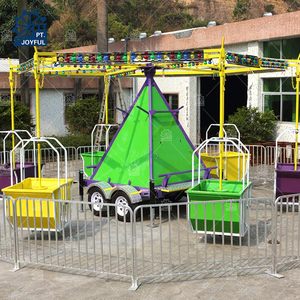 เก้าอี้บินทรงสี่เหลี่ยมแบบพกพาเก้าอี้ชิงช้าแบบเรียบง่ายอุปกรณ์สวนสนุกทำจากโลหะไฟเบอร์กลาสและเหล็กที่ทนทาน - Product Image 4