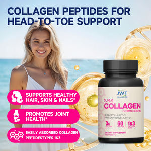 Оптовая продажа: Суперколлагеновые таблетки (180 шт.) с витамином С и биотином для волос, кожи, ногтей и суставов. Прямые поставки с завода, OEM. - Product Image 4