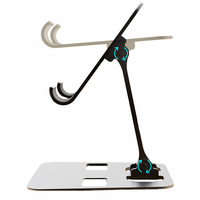Support de bureau réglable support pliable pour téléphone portable support métallique pour IPhone IPad Smartphone tablette téléphone portable
