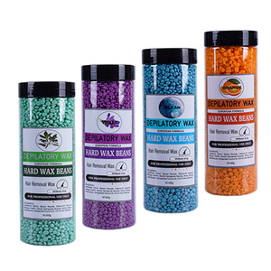 Vente en gros 400g de perles de <span class=keywords><strong>cire</strong></span> brésilienne sans papier conserve haricots de <span class=keywords><strong>cire</strong></span> dure épilation indolore pot de colophane pour le visage corps <span class=keywords><strong>aisselles</strong></span> OEM - Product Image 6