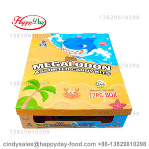 لعبة سمكة القرش الكبيرة المضحكة من هابي داي مع طائرة مضيئة وحلوى الجيلي بين - Product Image 4