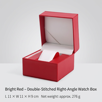 Boîte d'emballage rigide personnalisée en papier pour montres et bijoux avec logo, idéale pour les petites entreprises et les marques horlogères