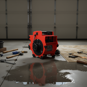 Séchoir d'air portable 3 vitesses haute performance pour sols et tapis, avec 4 angles réglables, idéal pour garages, voitures ou sous-sols - Product Image 2