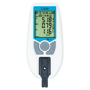 7 en 1 CRÉATININE/ACIDE URIQUE/URÉE TC, HDL, triglycérides CHOL/HDL ratio équipements d'analyse de sang biochimique sec