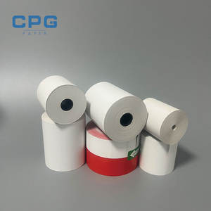 Rouleau de papier thermique pour point de vente, vente chaude, haute qualité, 48 g/m², pour les terminaux de paiement par carte de crédit et les systèmes de caisse de supermarché - Product Image 1