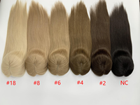 Topper de cheveux humains vierges HD transparent en dentelle pour femmes, 16 pouces, haute qualité, durable, livraison rapide, densité 150%, diverses options
